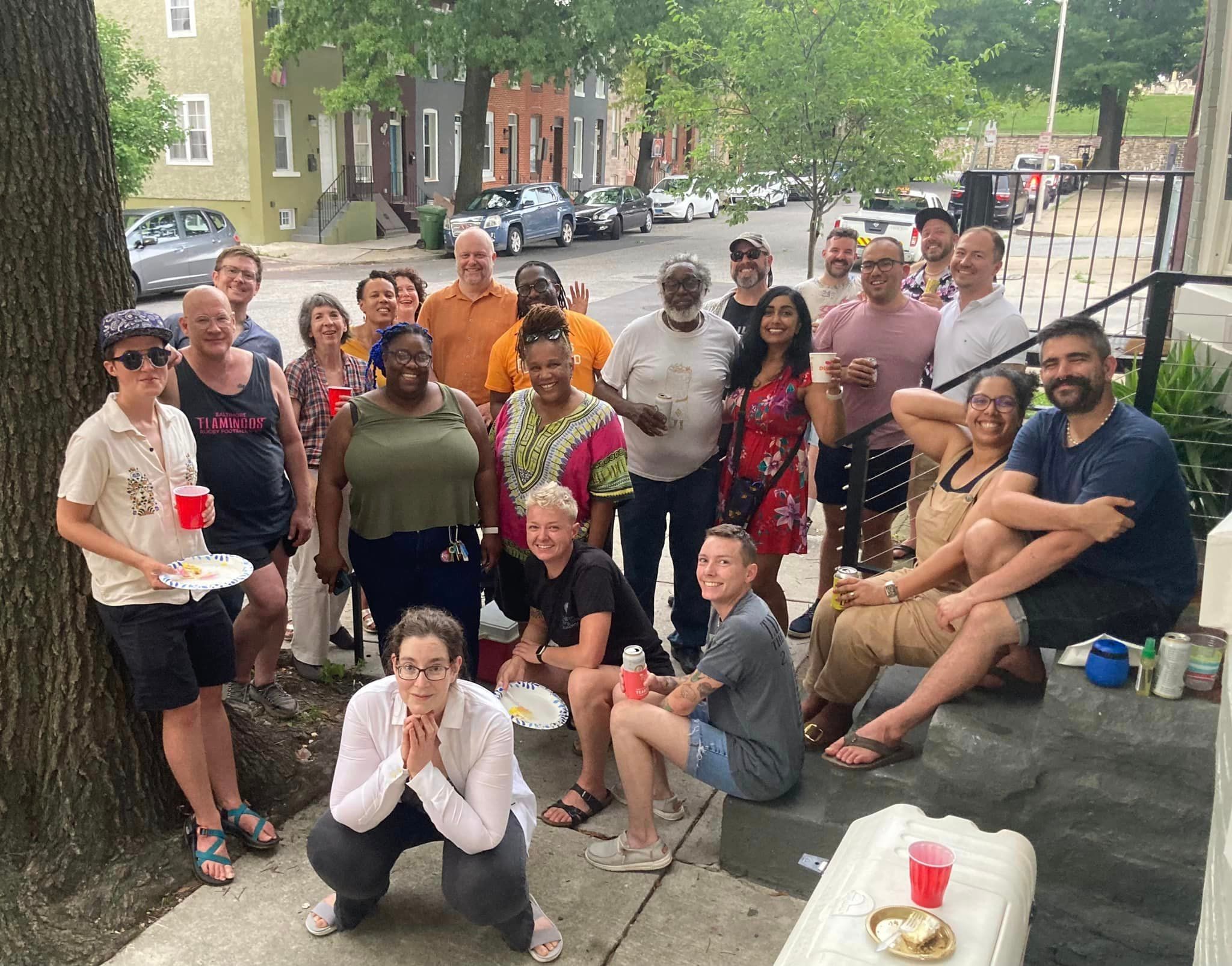 STOOP Night with Greenmount West neighbors
