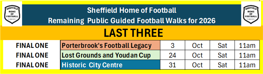 SHOF GUIDED FOOTBALL WALKS