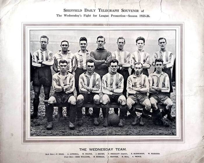 The wednesday 192526 sheffield daily telegraph souvenir