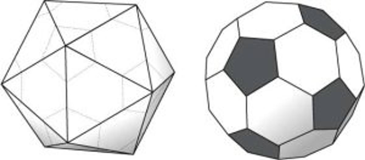 The shape of a football?