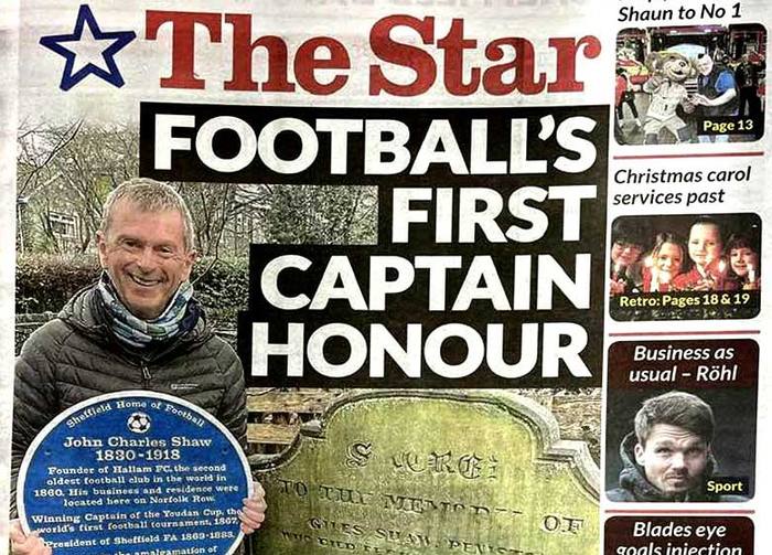 Shaw plaque in the news