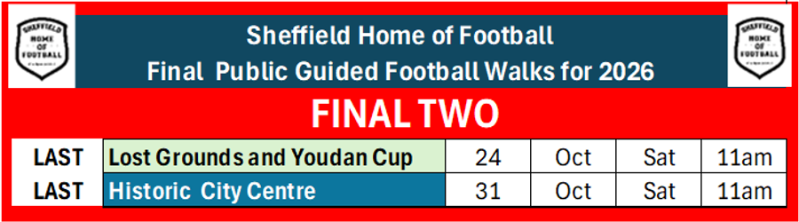 SHOF GUIDED FOOTBALL WALKS