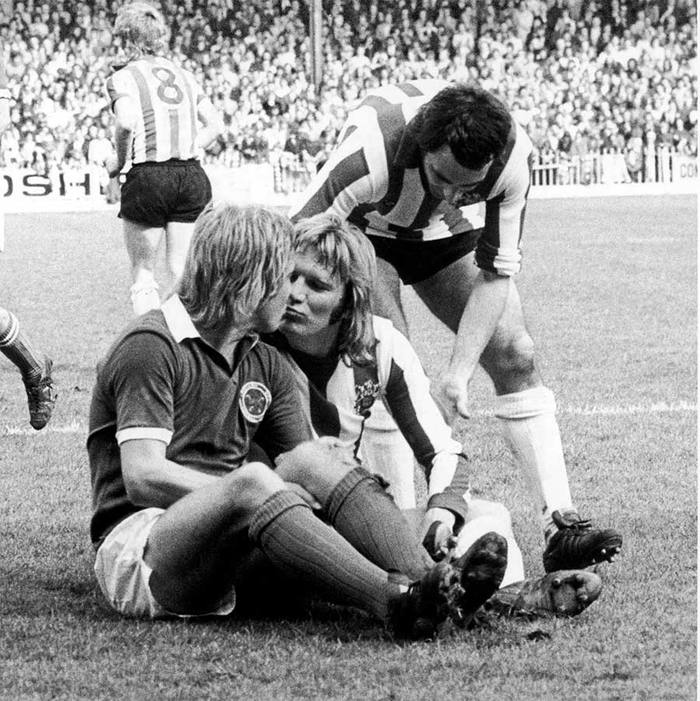 The Currie / Birchenall kiss