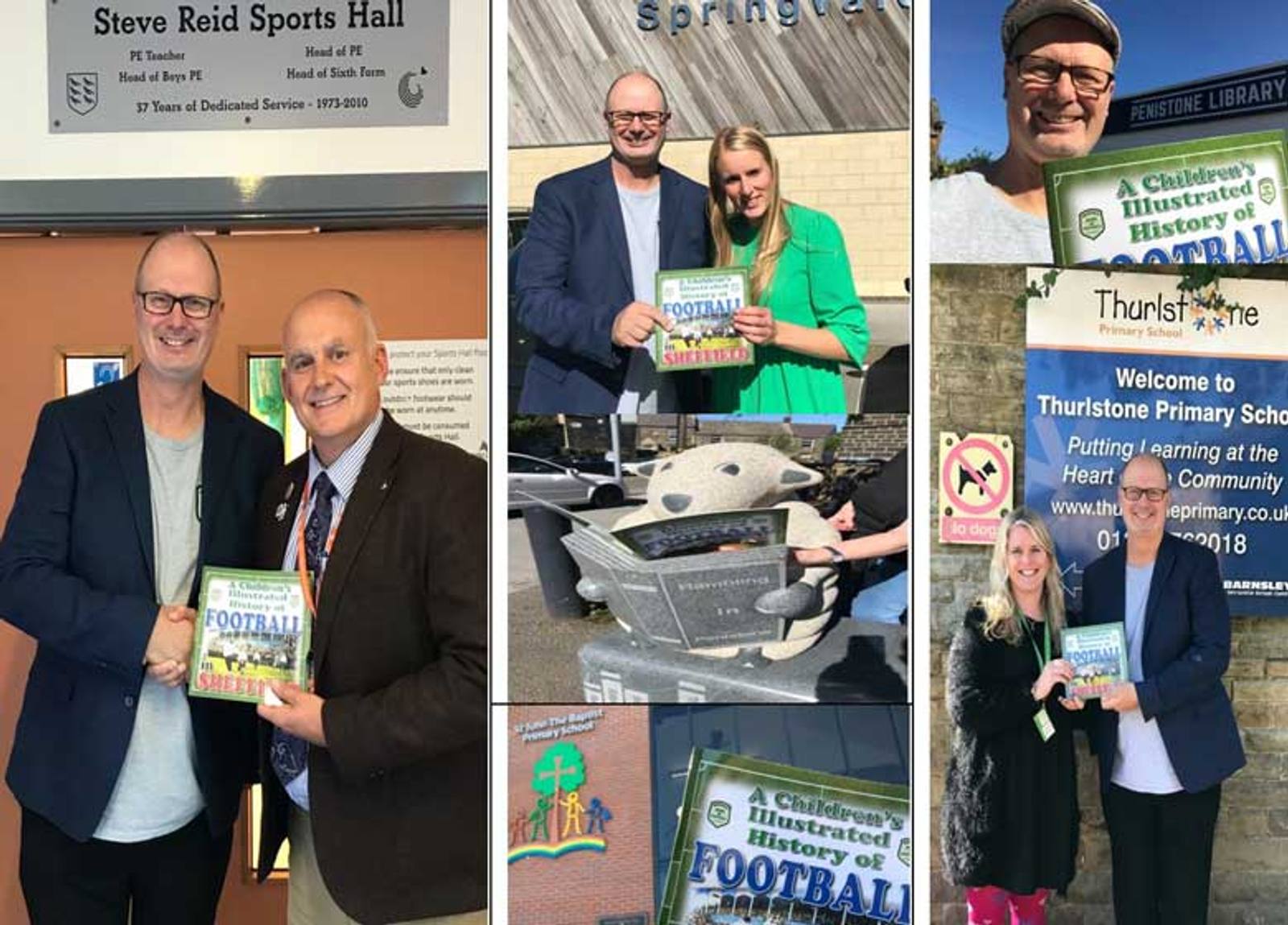 Our book goes to schools