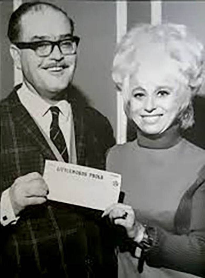 Babs pays a winner