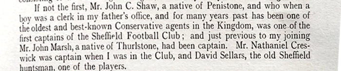 History of Penistone, 1906. Written by John Ness Dransfield Pg 137.