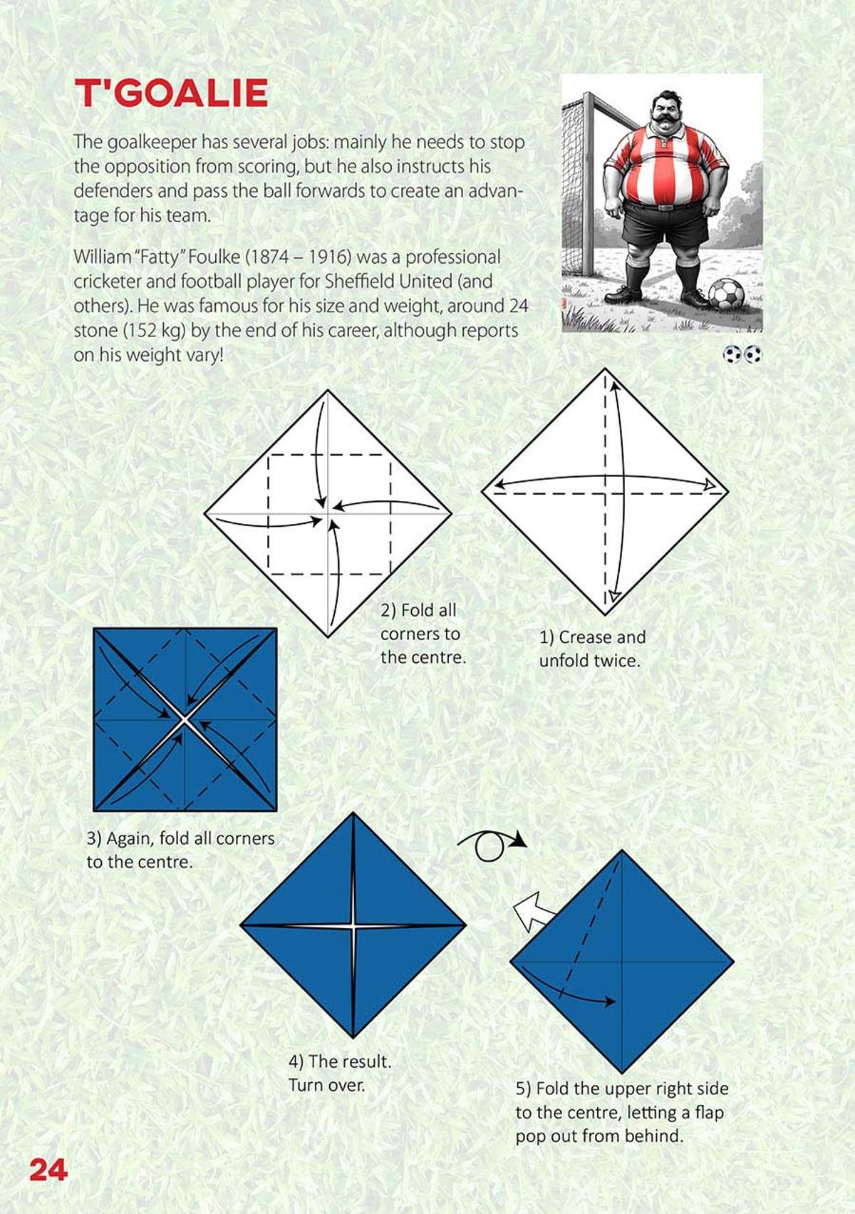 Footigami – where Football meets Origami!