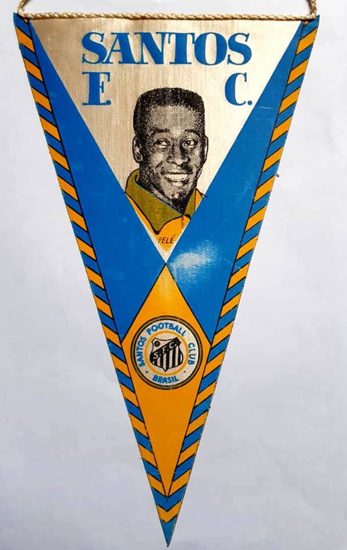A pennant sold in 1972 outside the ground.