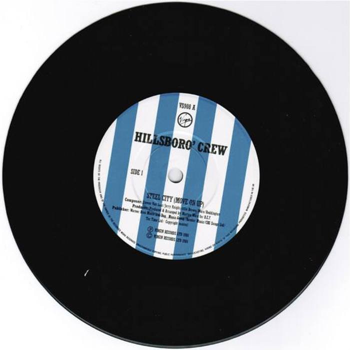 Sheffield wednesday steel city 45 label