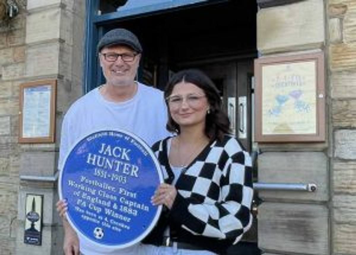 Jack Hunter honoured with a Blue Plaque