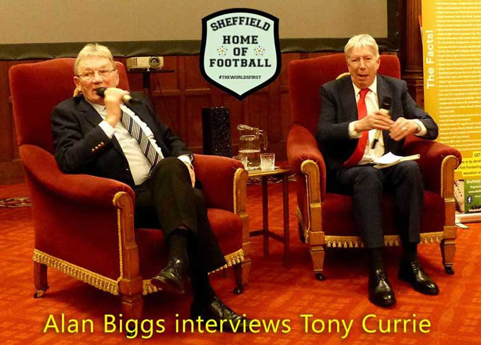 Tony Currie at the Town Hall