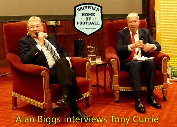 Tony Currie at the Town Hall