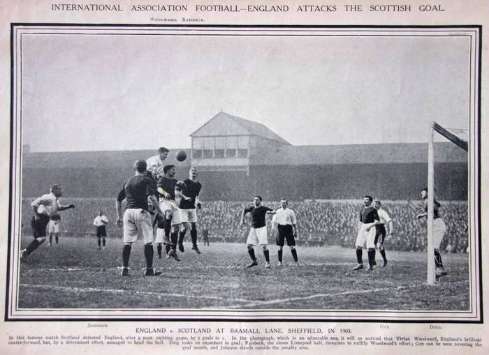 Bramall lane england vs scotland