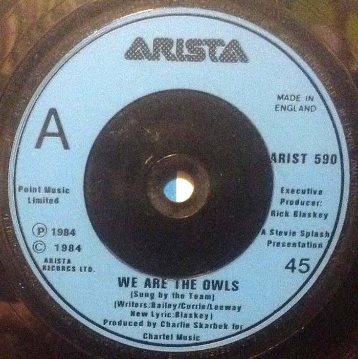 SWFC We are the Owls 45 label