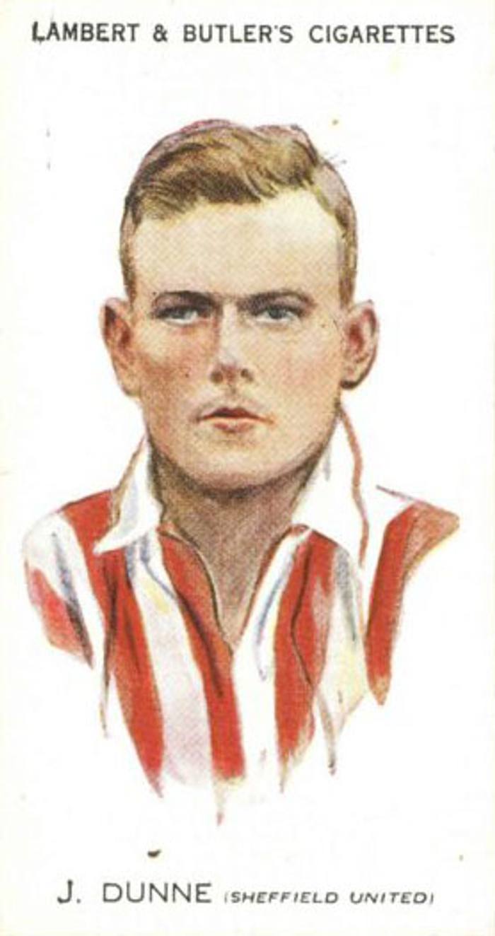 SUFC card J Dunne
