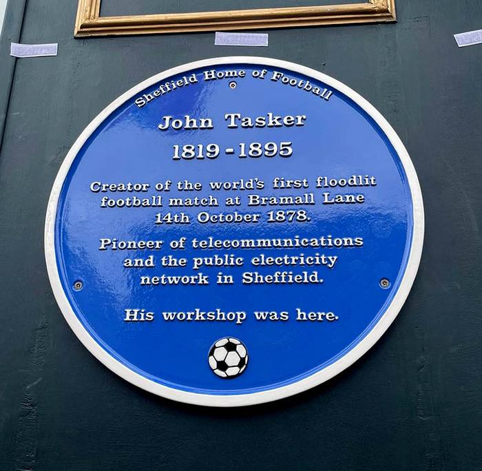 #7 John Tasker – first football match under floodlights