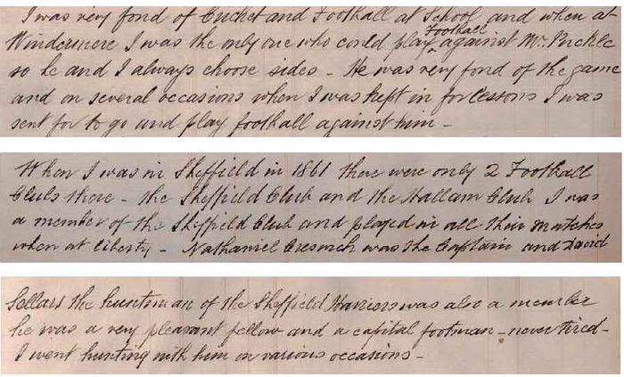 Dransfield’s diary notes