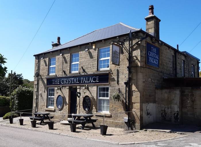 The Crystal Palace Inn Thurlstone.  Built by Thomas Marsh in 1860.  Photograph by Jenny Hurt