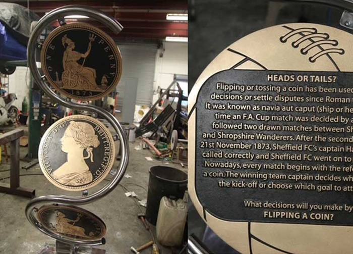 Unveiling of Sheffield’s First Football Sculpture