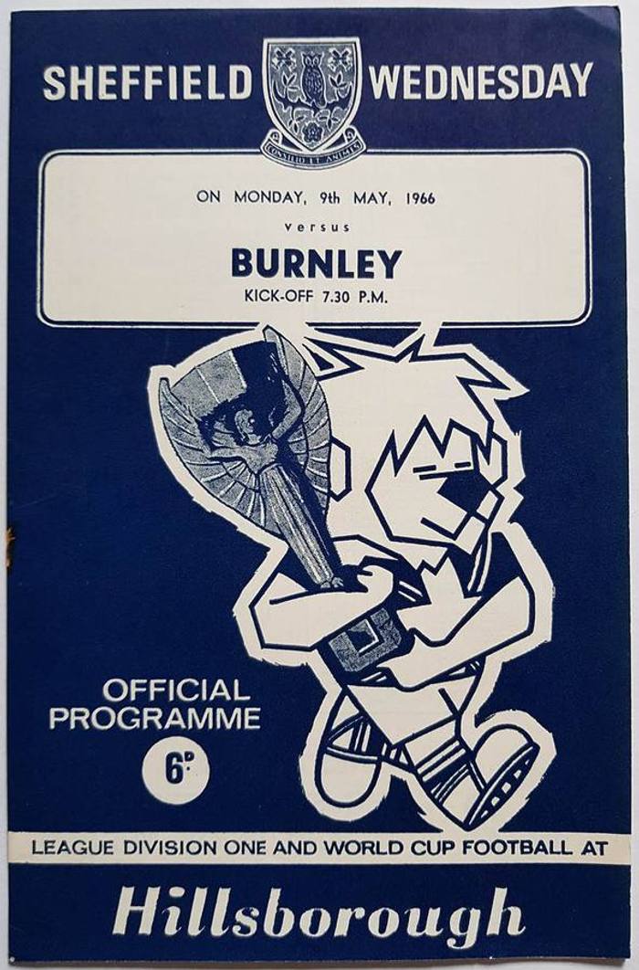 World cup sheffield wednesday promoted the 1966 world cup on their programme