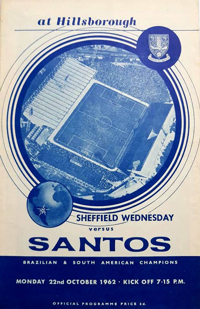 22/10/62 Sheffield Wednesday v Santos 2-4 (att 49.058)