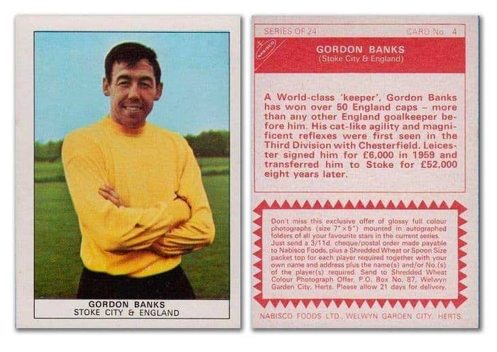 Gordon Banks Card