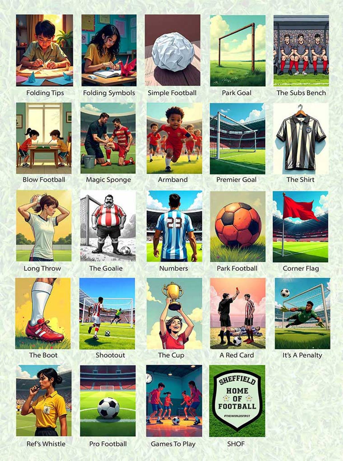 Footigami – where Football meets Origami!