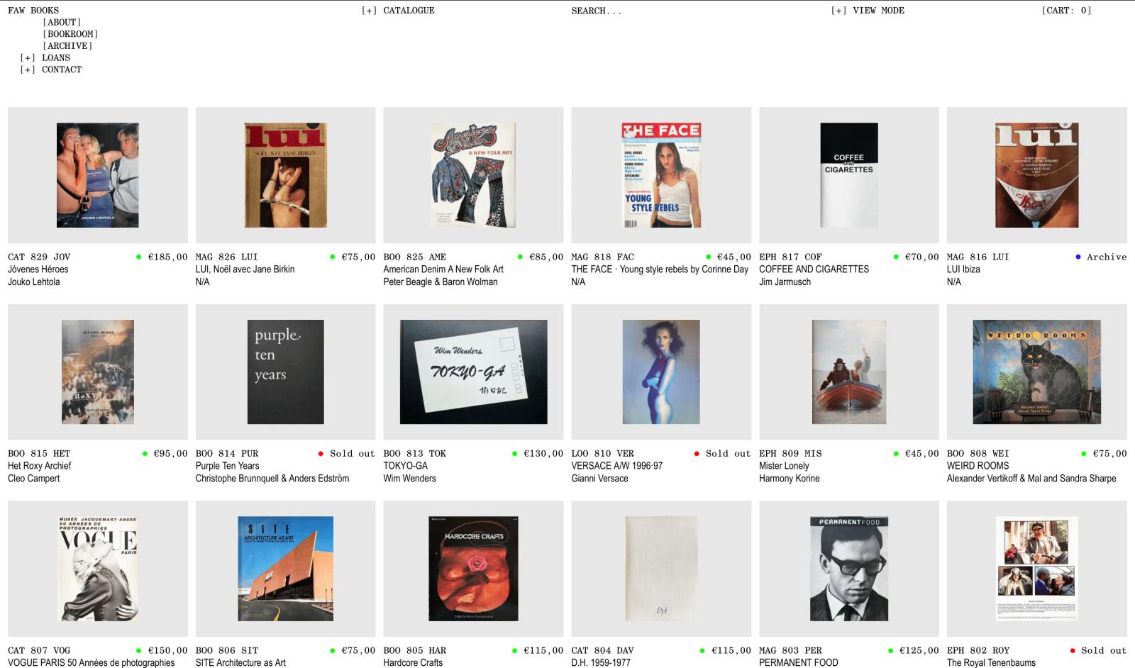 FAW BOOKS