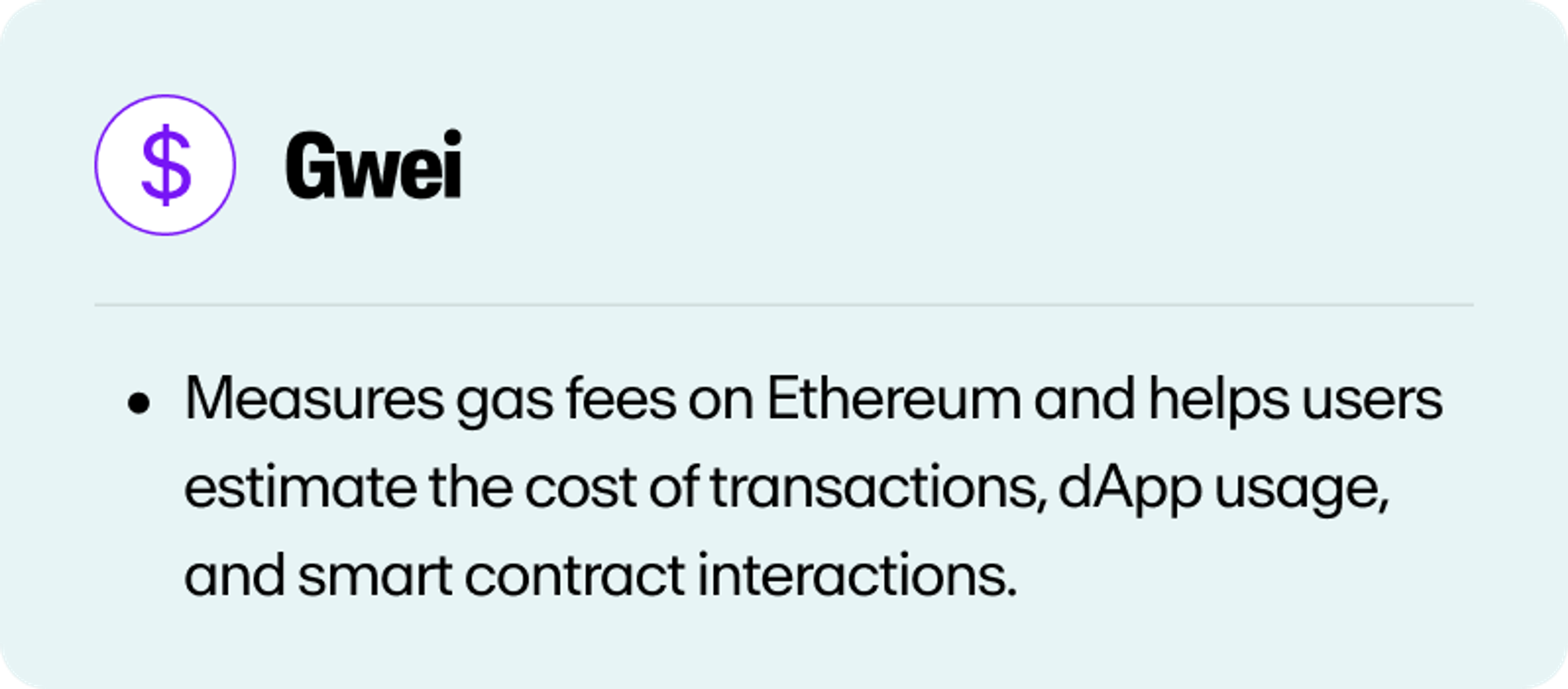 A definition of What is Gwei