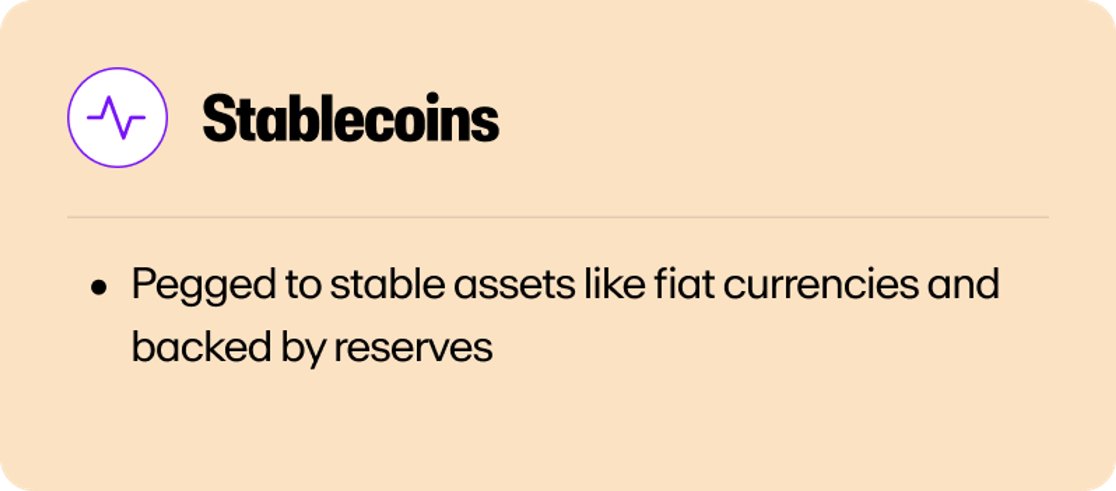 A definition of stablecoin tokens