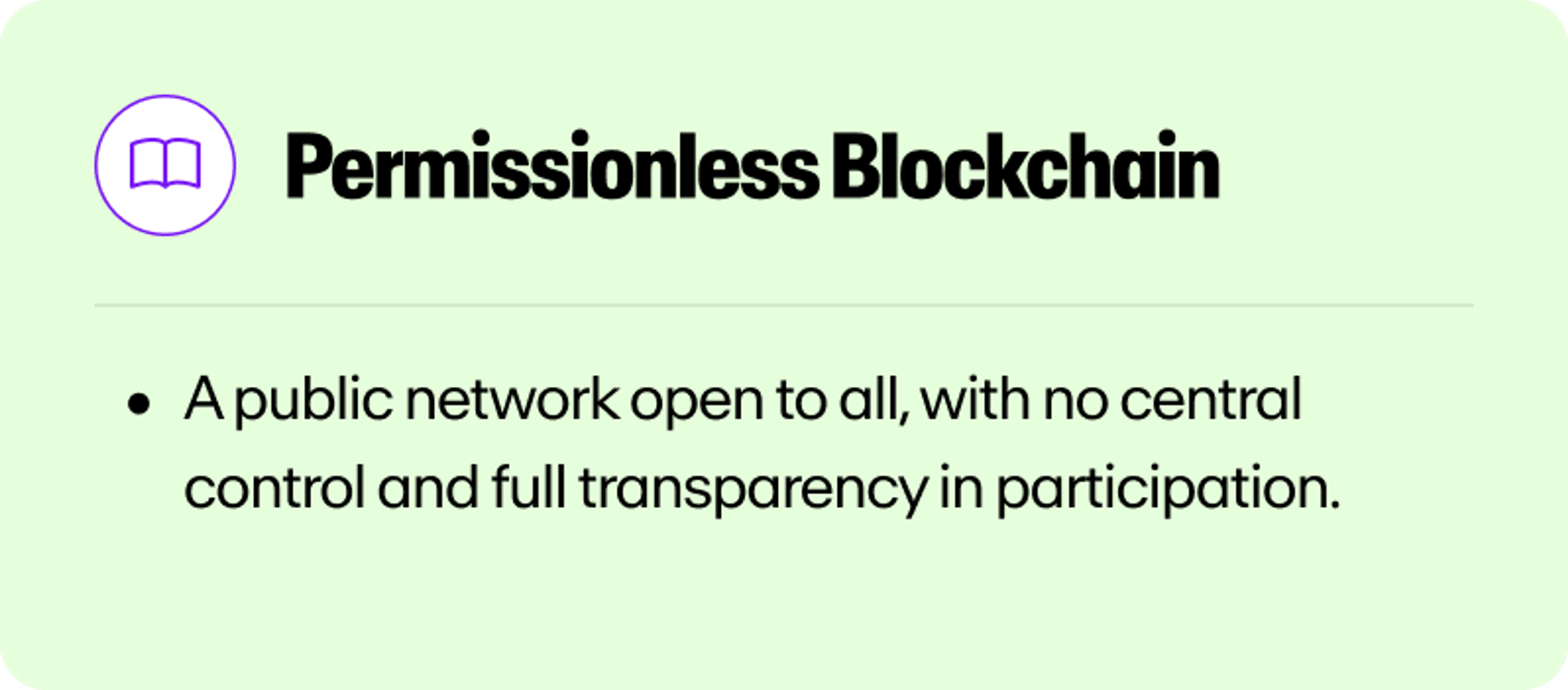 A definition of Permissionless Blockchain