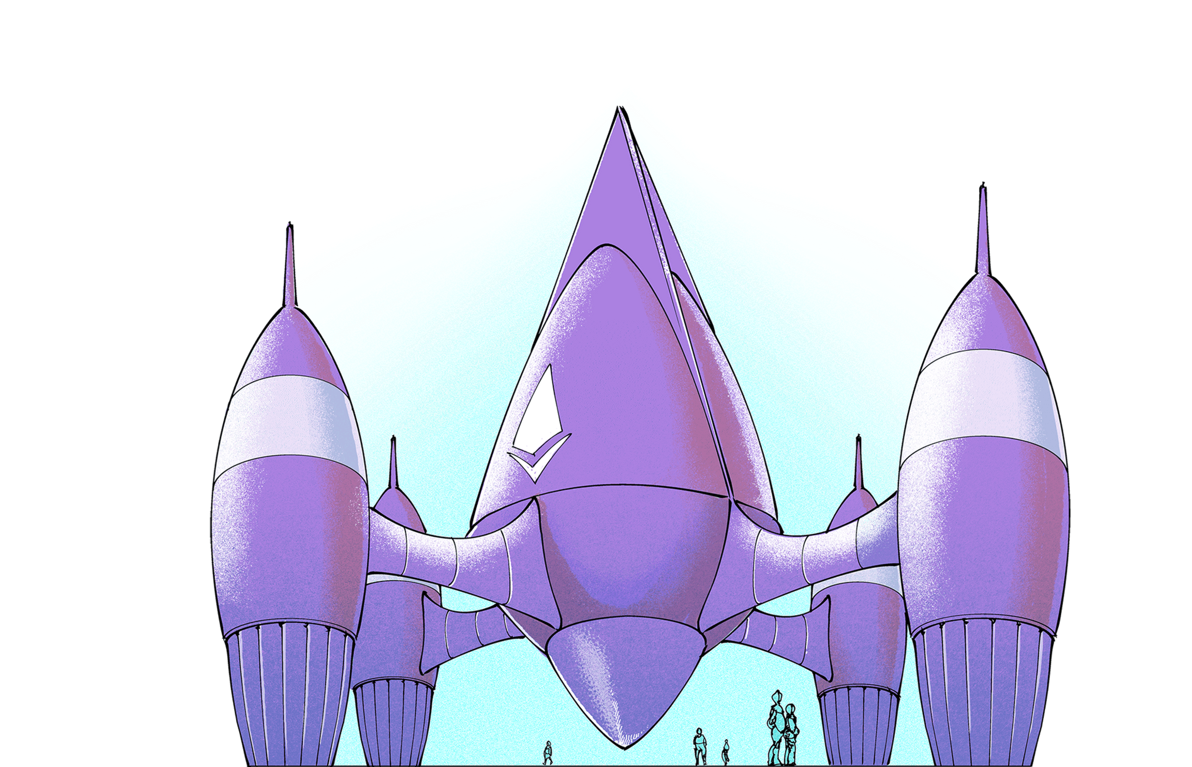 A visual representation of the Beacon Chain.