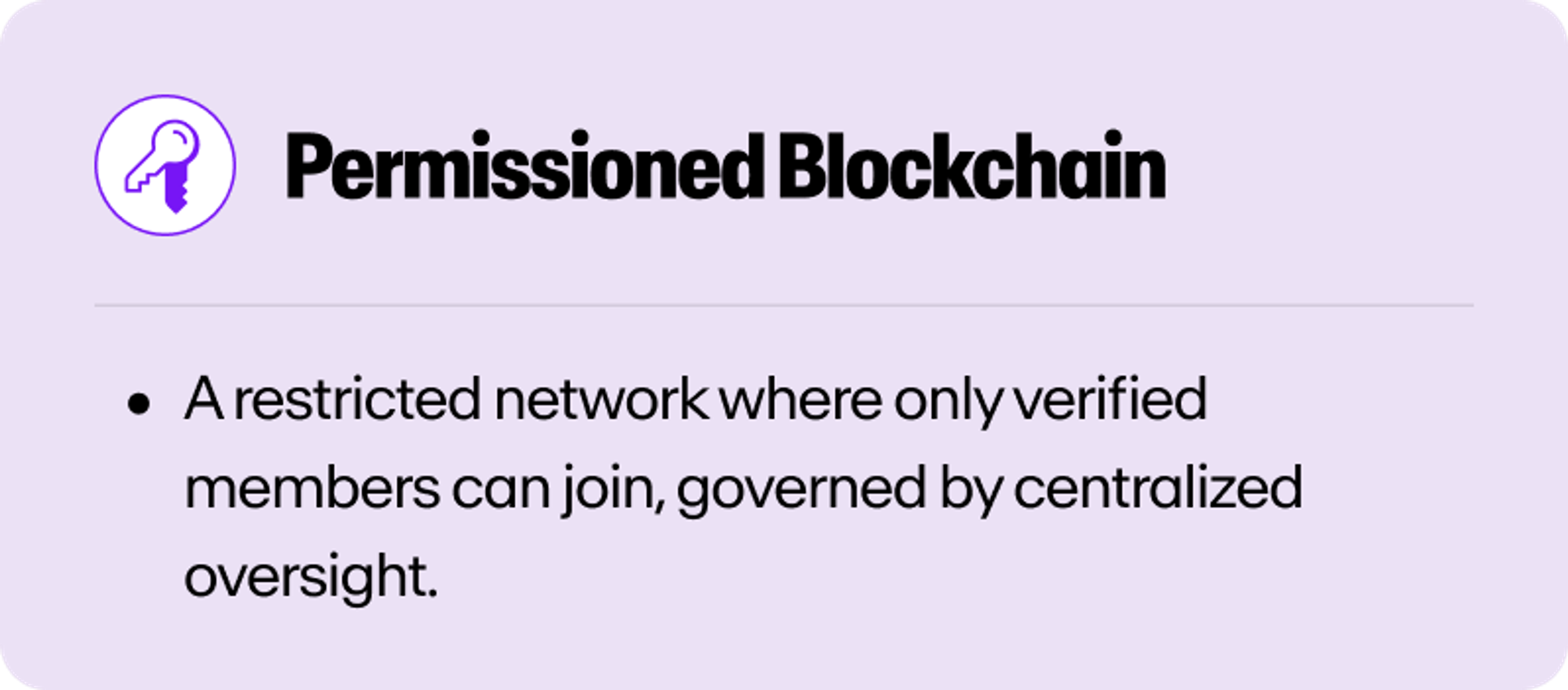 A definition of Permissioned Blockchain