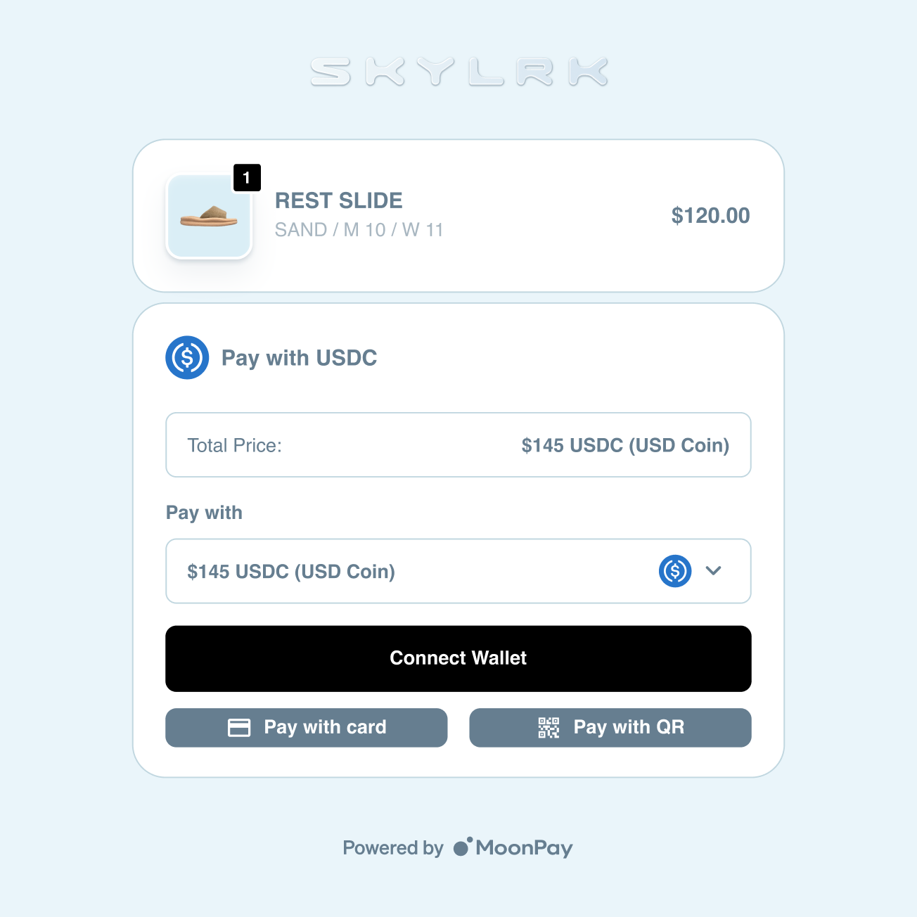 The easiest way to

accept crypto

payments globally