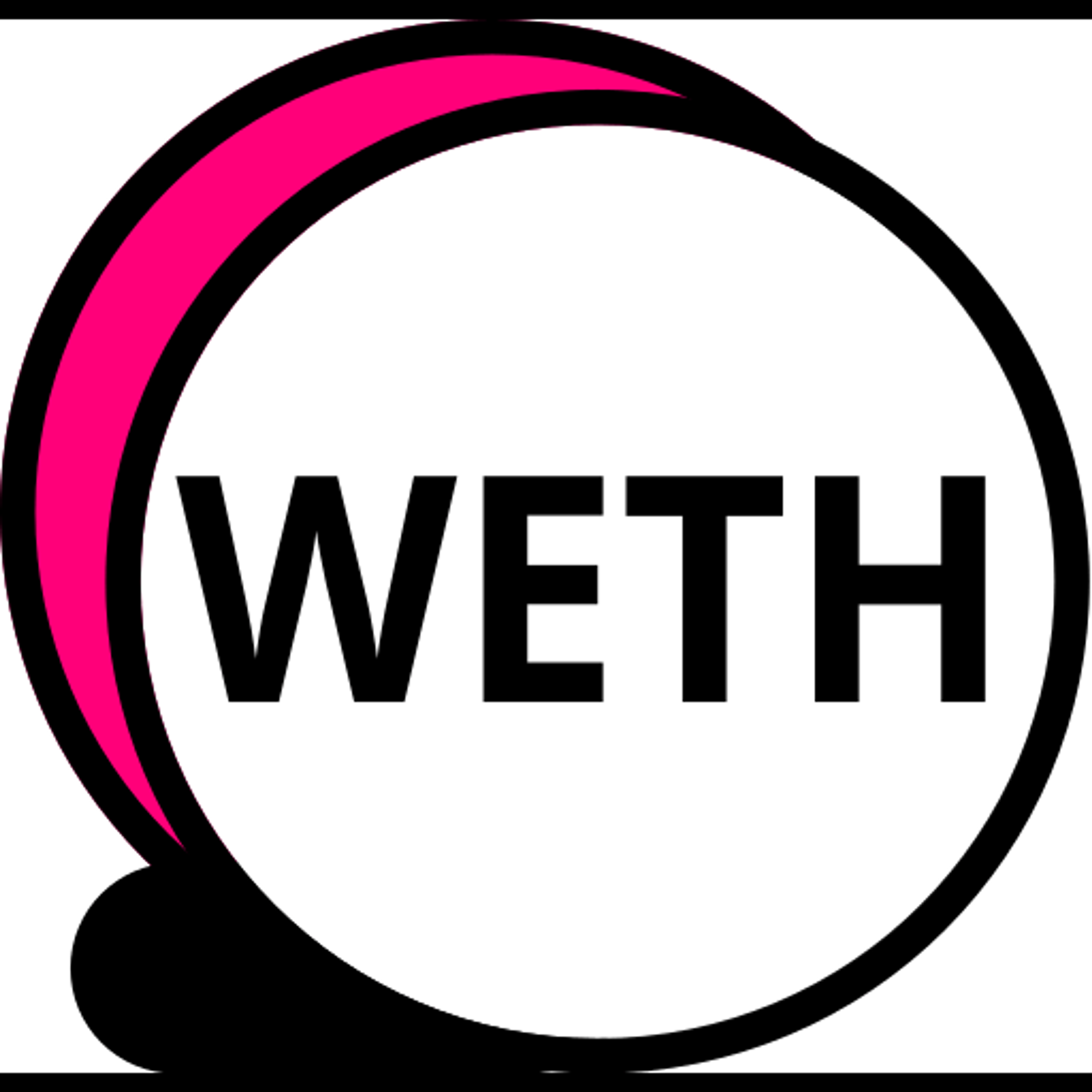 An image of the Wrapped ETH logo.