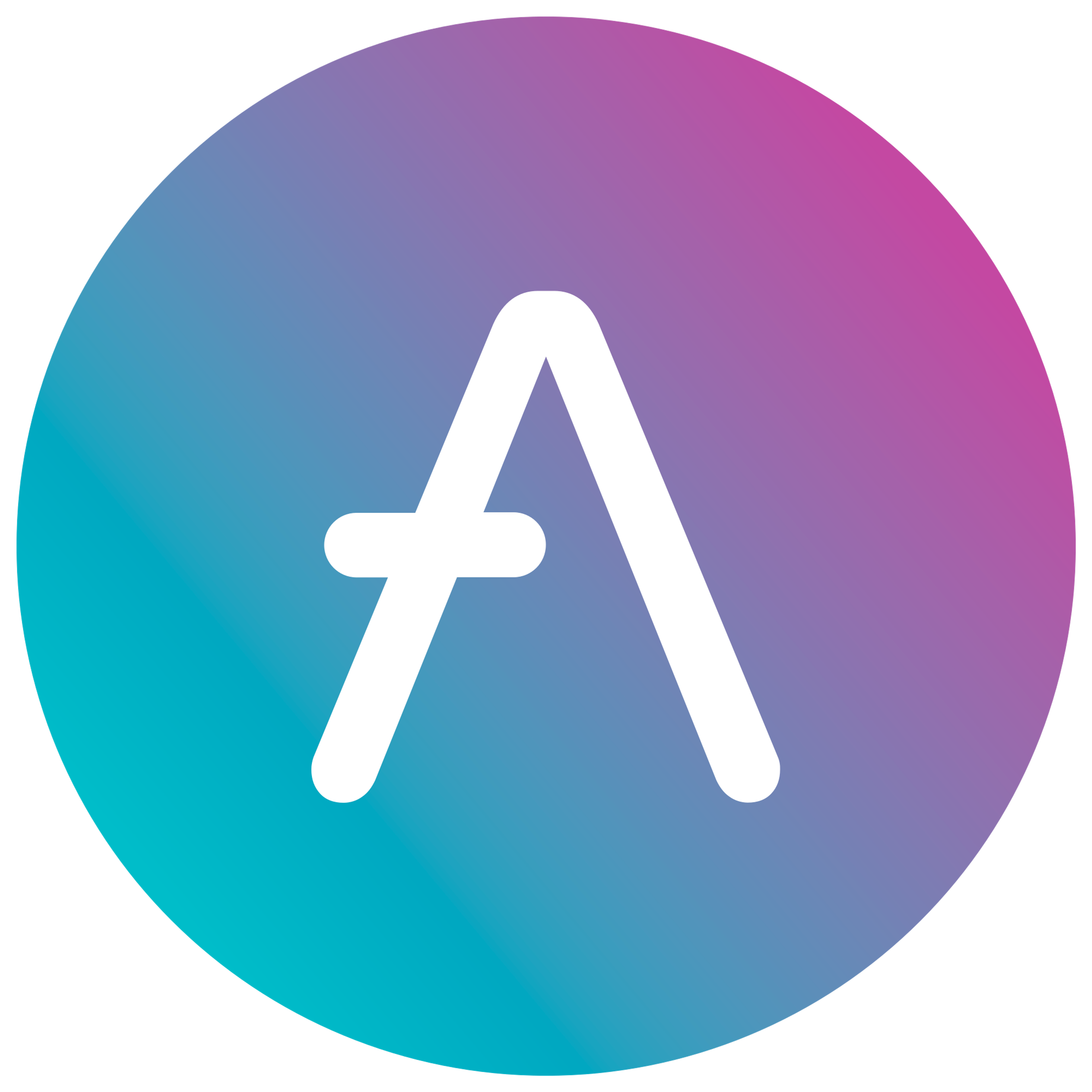 Aave logo.