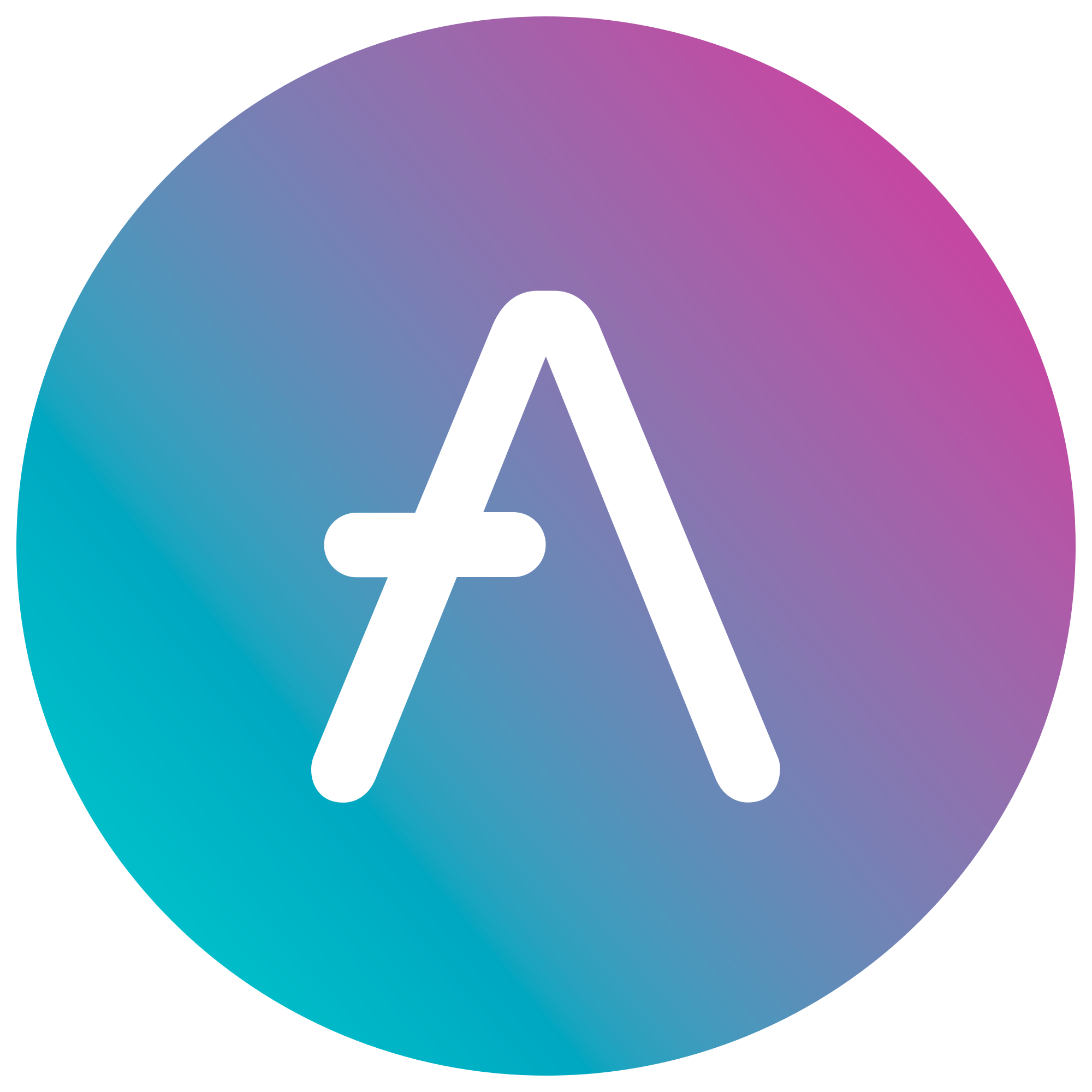 Aave logo.