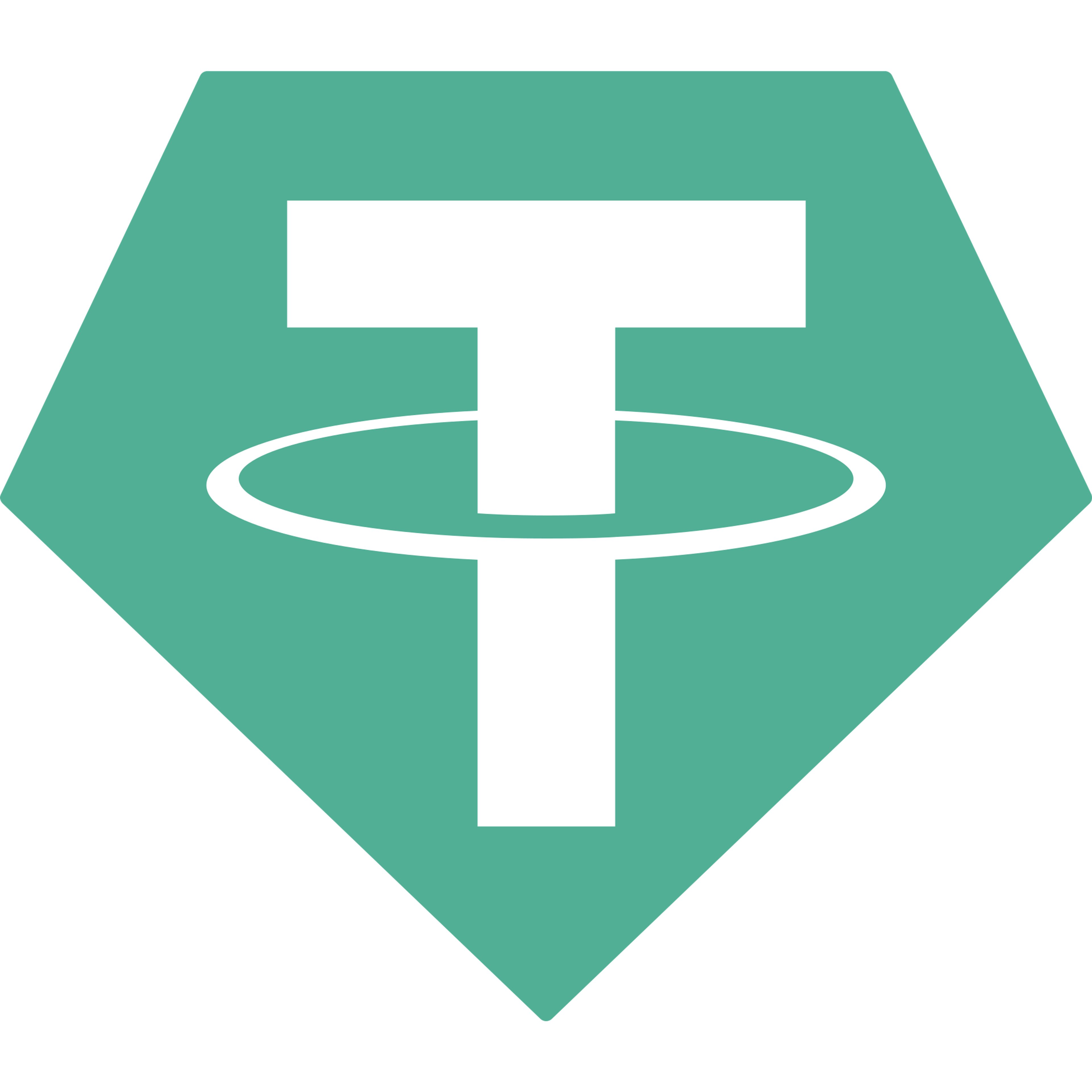 An image of the USDT Tether logo