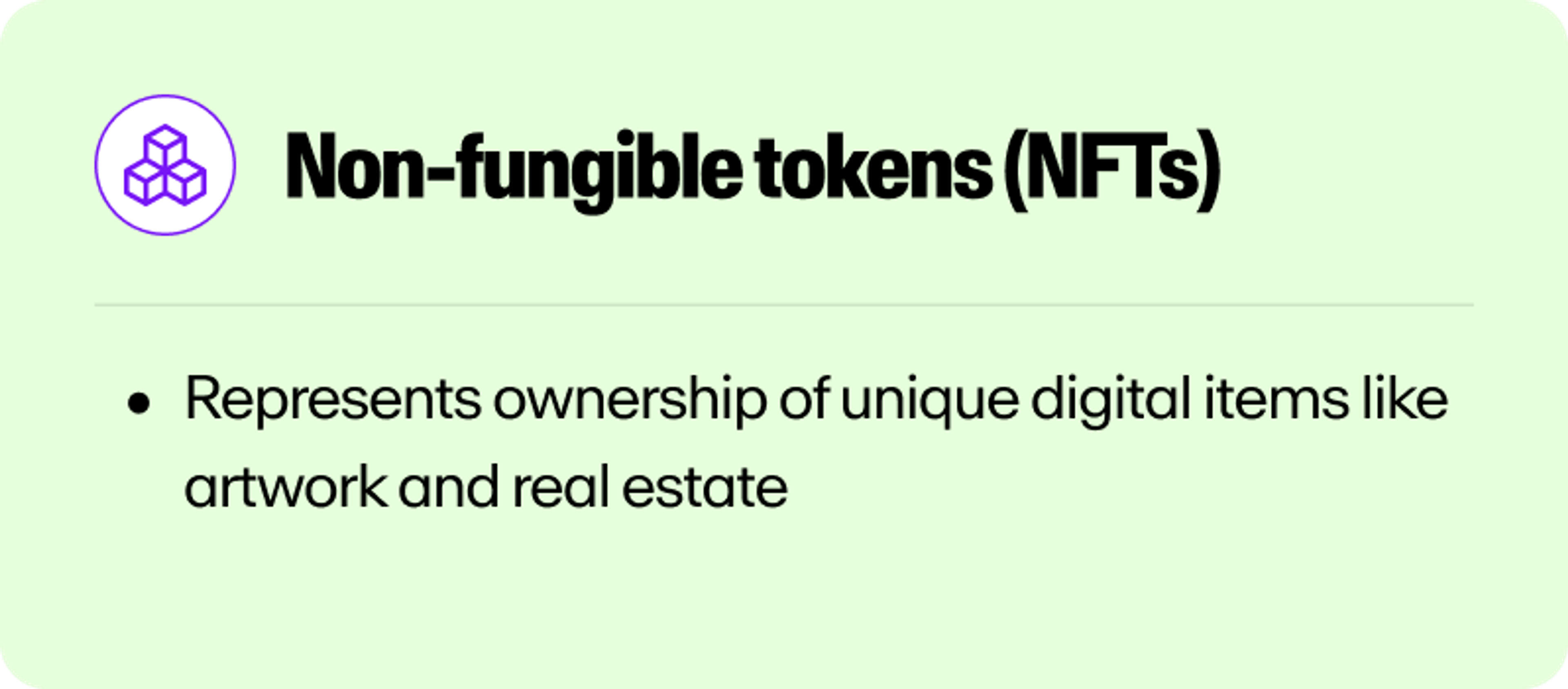 A definition of non-fungible tokens (NFTs)