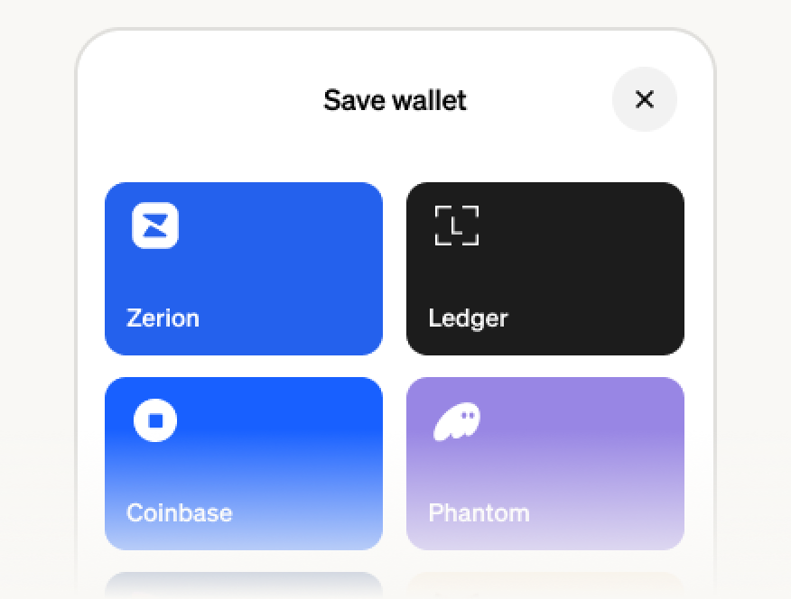 Bring together all your wallets