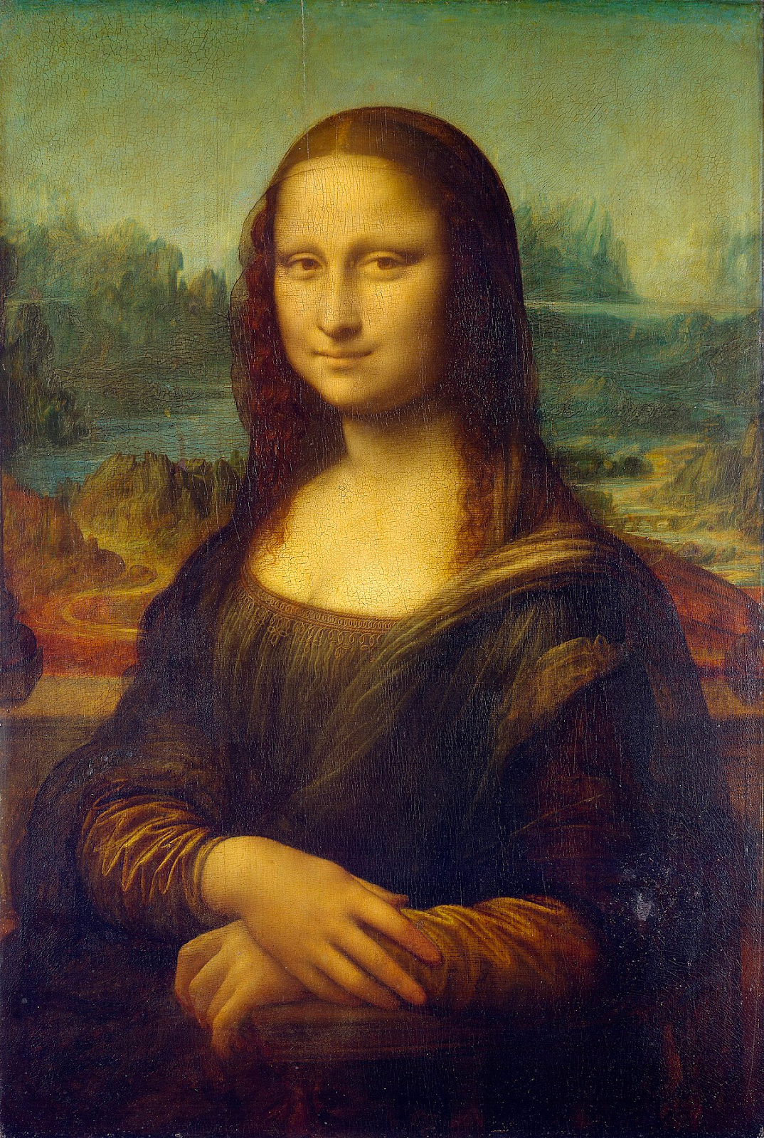A picture of the Mona Lisa.
