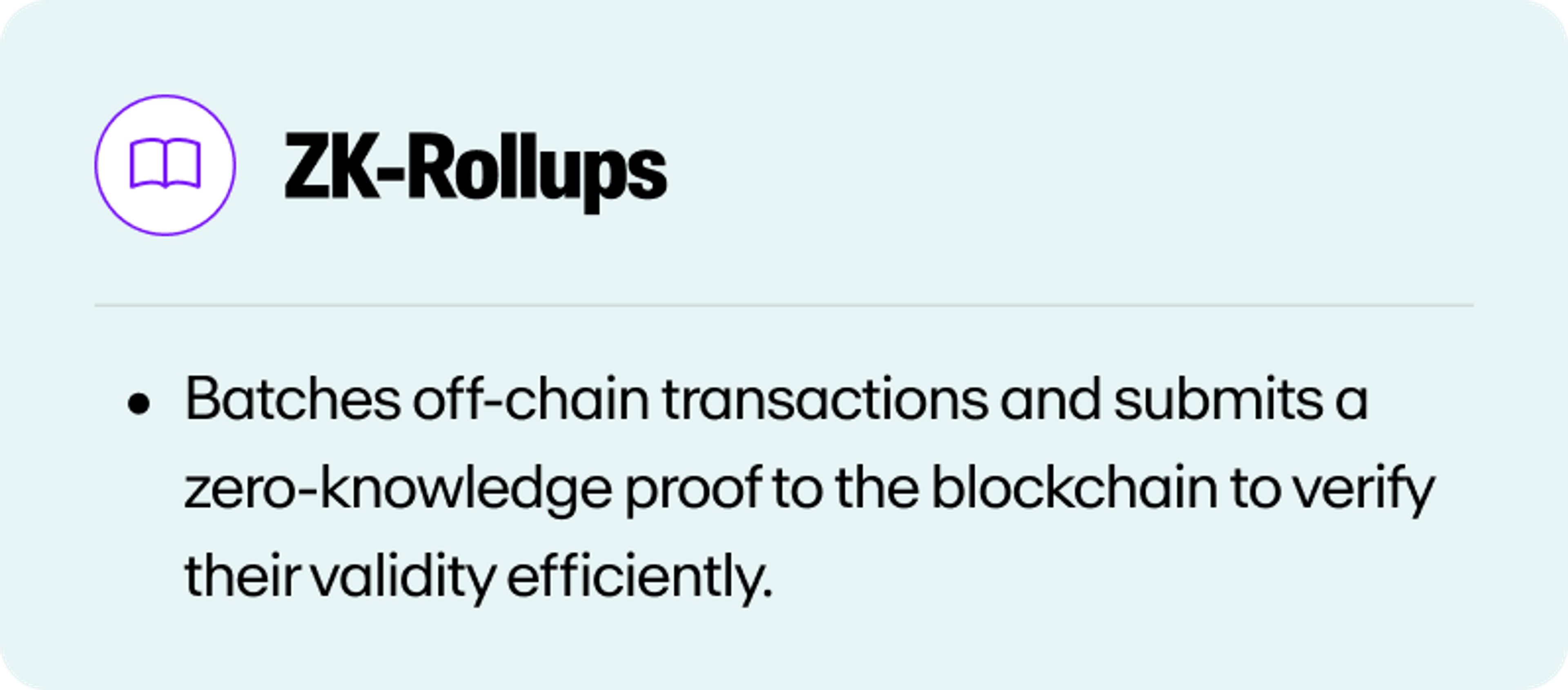 A definition of ZK-Rollups