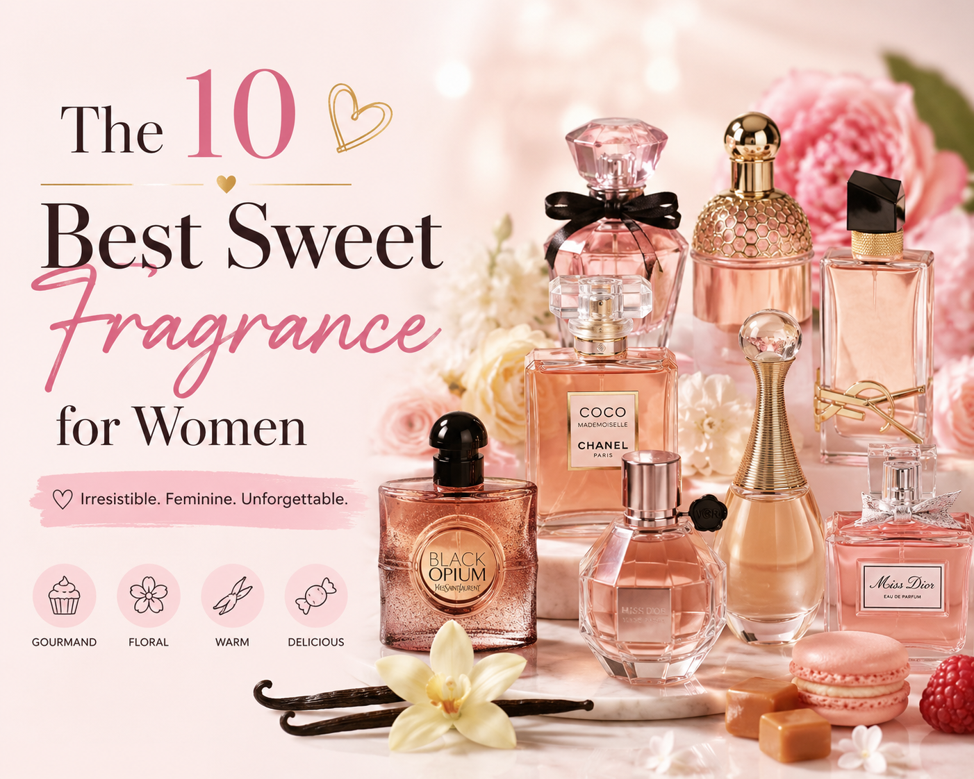 The 10 Best Sweet Fragrance for Women: Irresistible Scents You’ll Love