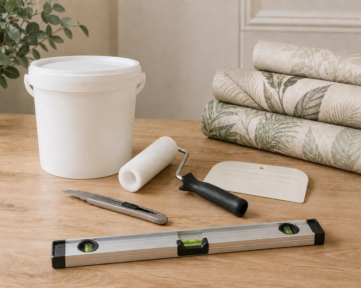 Quelle colle et quels outils choisir selon le type de papier peint ?