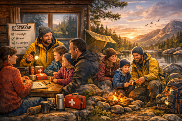 "Lev i naturen", en opplæring i enkle teknikker for å være ute.