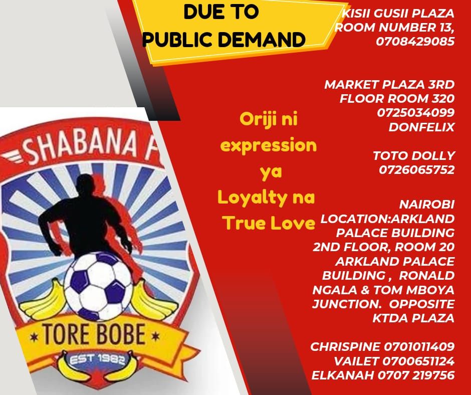 Oriji ni expression ya loyalty na true love shabana original jersey sensitisation