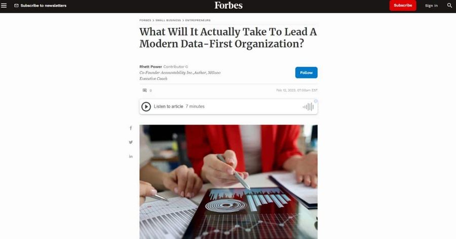 What Will It Actually Take To Lead A Modern Data-First Organization?