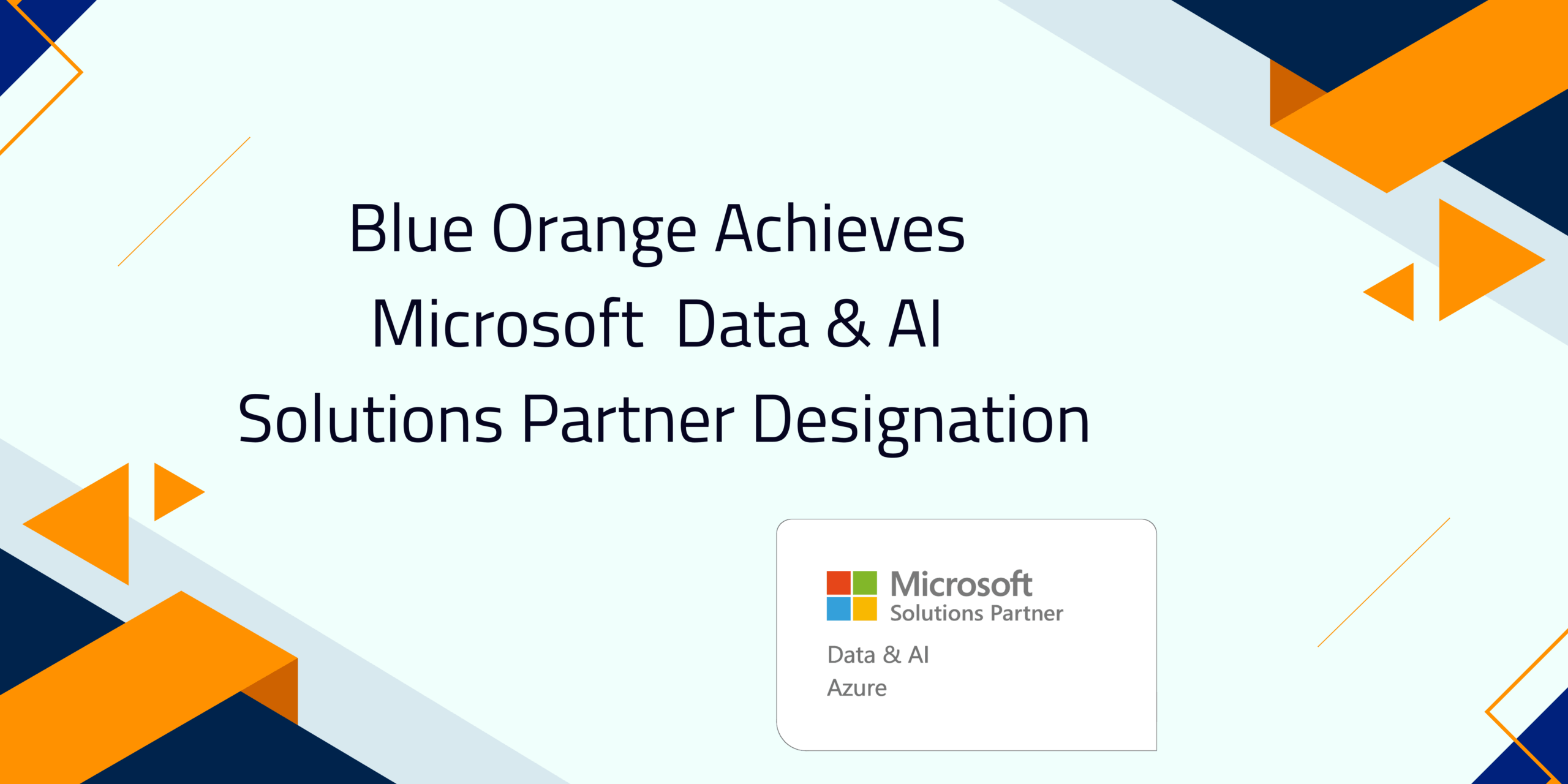 Blue Orange Digital Microsoft Data and AI Solutions Partner