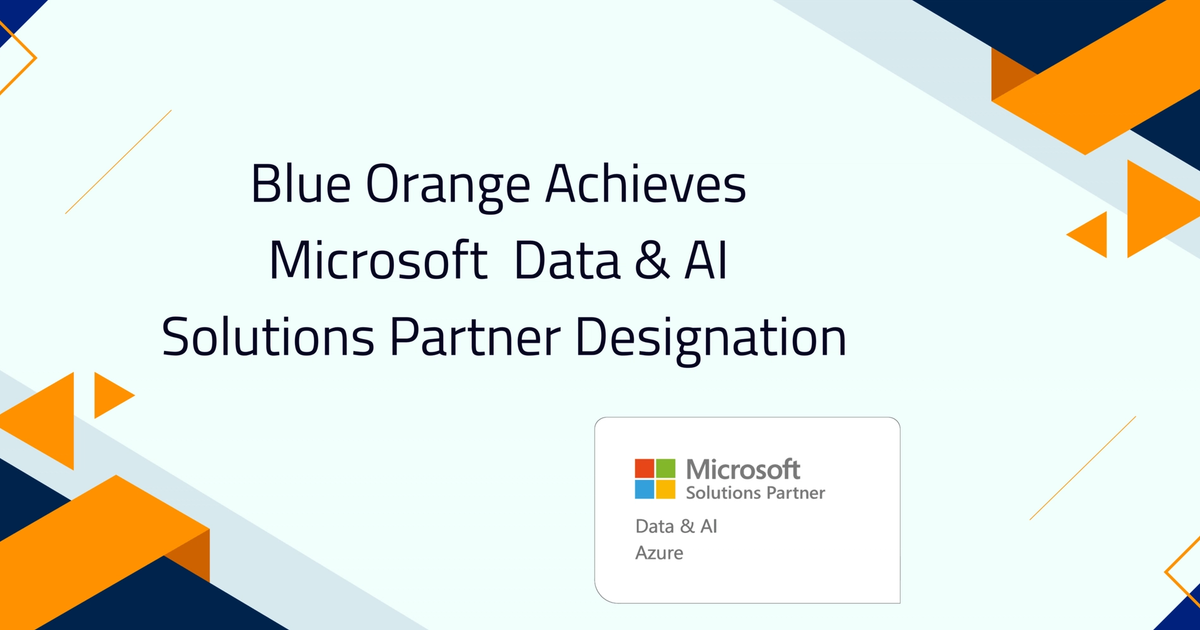 Blue Orange Digital Earns Microsoft Data & AI Solutions Partner ...