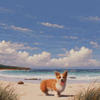 Pixel Corgi